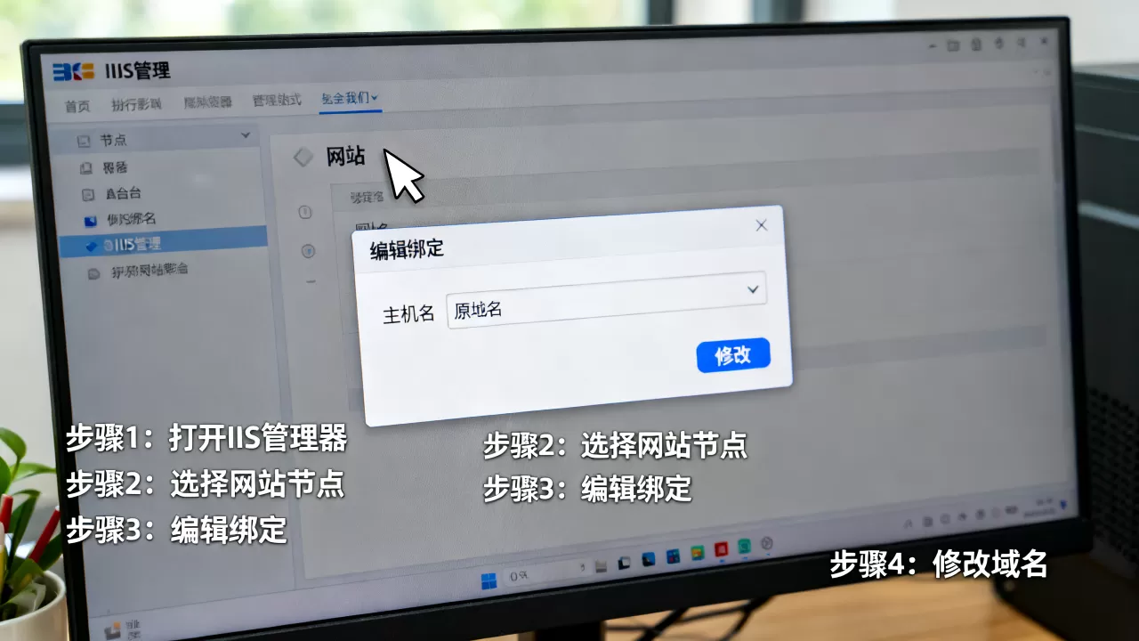 如何修改IIS网站已绑定的域名?,具体步骤有哪些? 如何修改IIS网站已绑定的域名?,具体步骤有哪些?