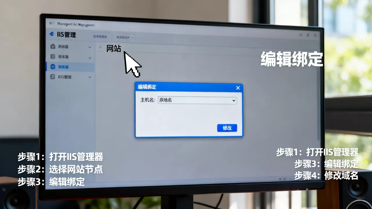 如何修改IIS网站已绑定的域名?,具体步骤有哪些? 如何修改IIS网站已绑定的域名?,具体步骤有哪些?