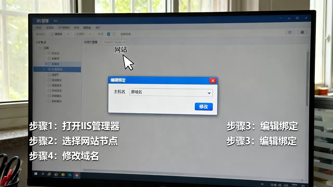 如何修改IIS网站已绑定的域名?,具体步骤有哪些? 如何修改IIS网站已绑定的域名?,具体步骤有哪些?