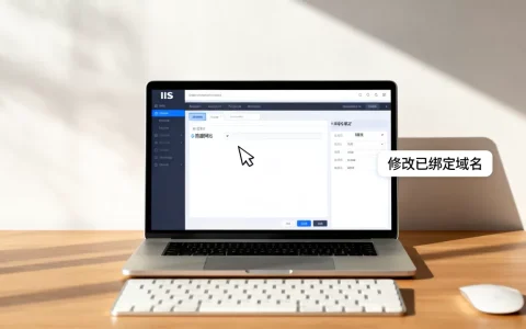 如何在IIS服务中隐藏网站并修改已绑定域名，怎么设置？