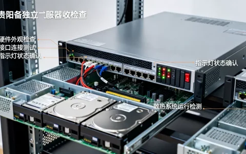 贵阳独立服务器硬件验收后要做哪些检查？，有哪些注意事项