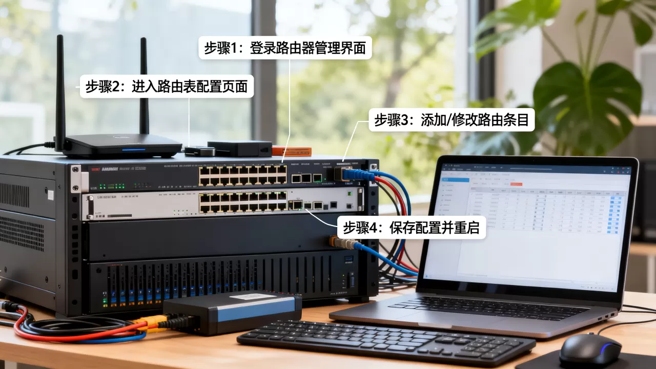 服务器路由表配置实例如何操作?,配置步骤是什么? 服务器路由表配置实例如何操作?,配置步骤是什么?