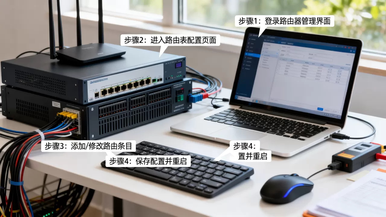 服务器路由表配置实例如何操作?,配置步骤是什么? 服务器路由表配置实例如何操作?,配置步骤是什么?