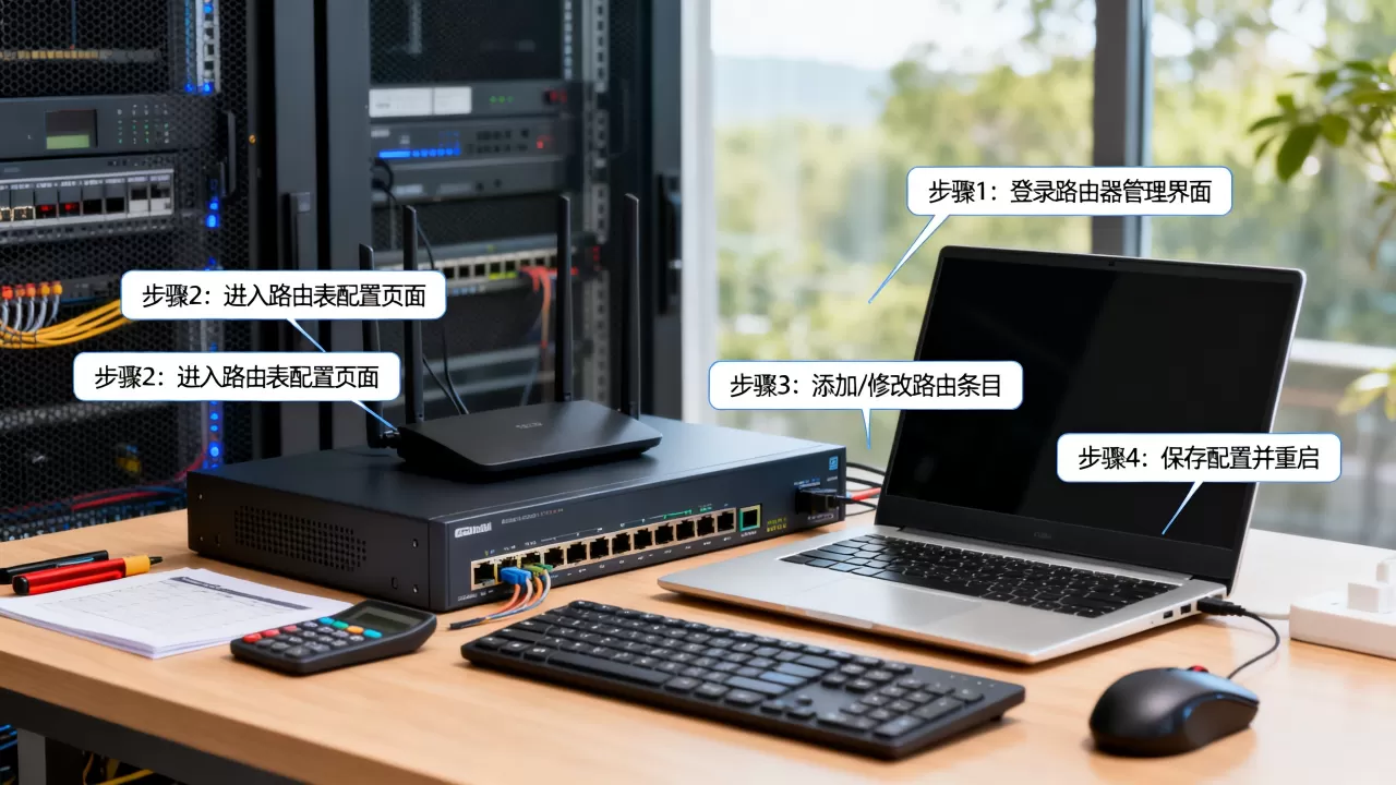 服务器路由表配置实例如何操作?,配置步骤是什么? 服务器路由表配置实例如何操作?,配置步骤是什么?