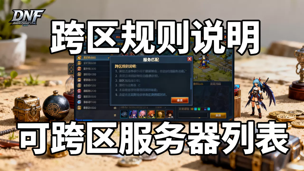 DNF哪些服务器玩家可以一起玩,DNF跨区规则是什么 DNF哪些服务器玩家可以一起玩,DNF跨区规则是什么