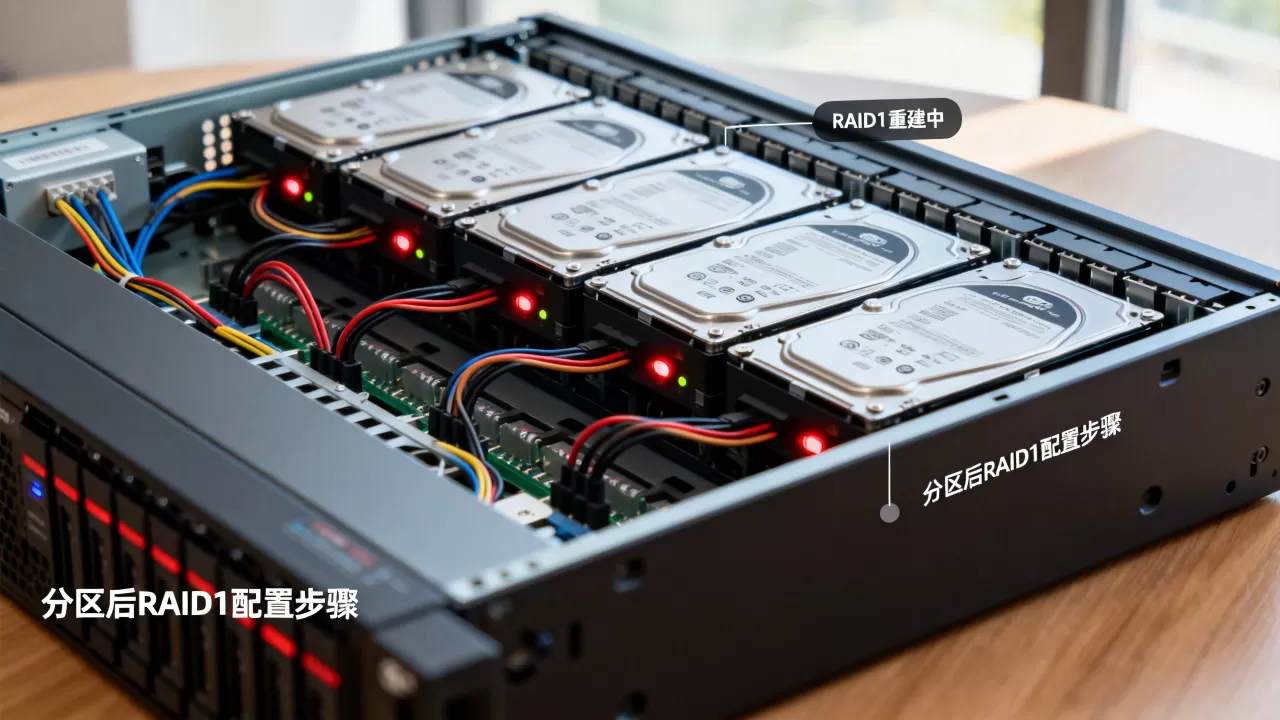 服务器分区后怎么做raid1,如何无损重建raid1阵列? 服务器分区后怎么做raid1,如何无损重建raid1阵列?