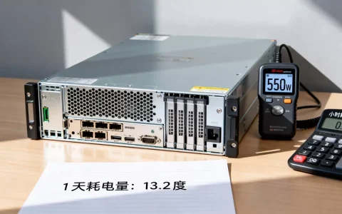 服务器550w一小时耗电多少？，一天多少度电？