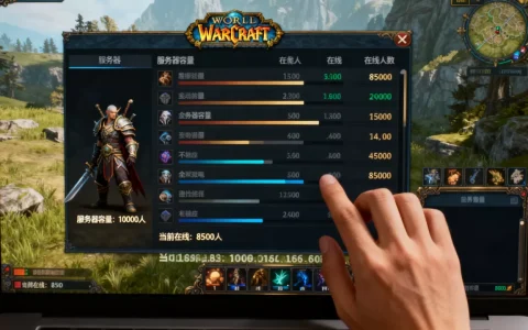 魔兽世界一个大服务器能容纳多少人？，服务器容量怎么查？