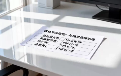 青岛千兆带宽一年租用费用明细有哪些，多少钱？