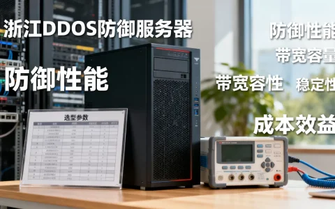 浙江DDoS防御服务器如何选型？，选型注意事项有哪些？