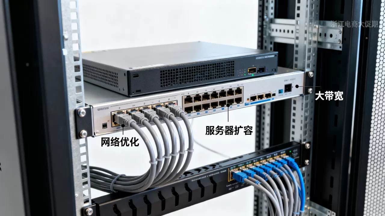 浙江电商大促期大带宽服务器怎么扩容 浙江电商大促期大带宽服务器怎么扩容