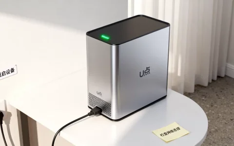 u点家庭服务器绿灯一直闪怎么解决，是什么原因