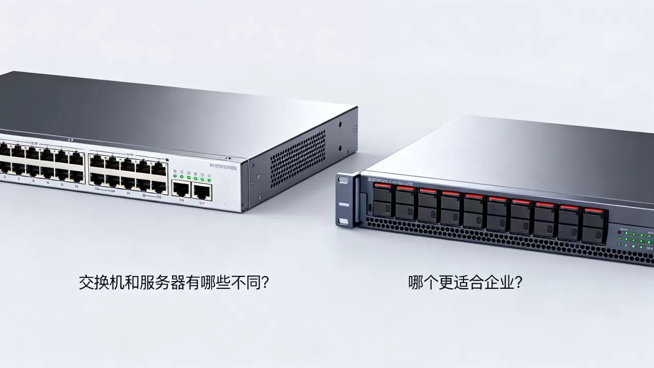 交换机和服务器有哪些不同?哪个更适合企业? 交换机和服务器有哪些不同?哪个更适合企业?