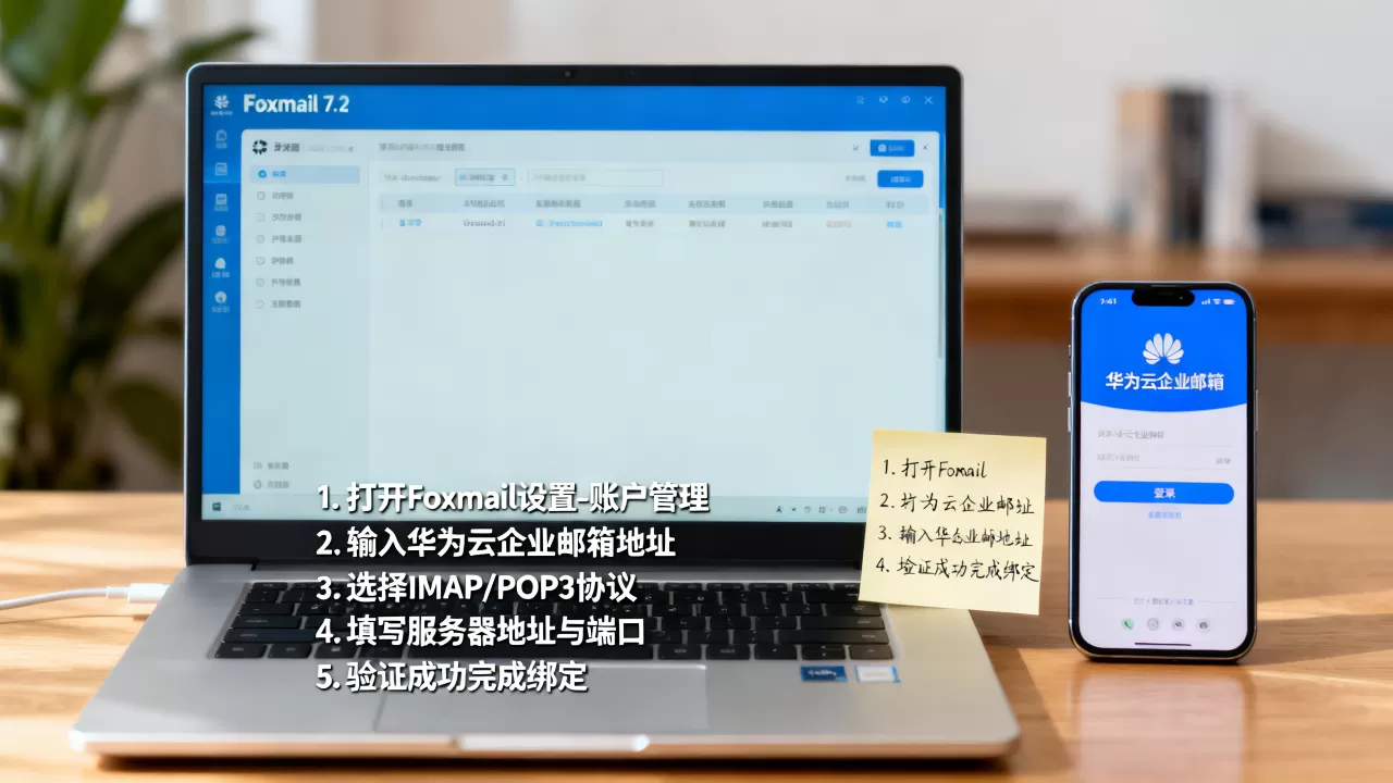 Foxmail 7.2如何绑定华为云企业邮箱?,怎么设置? Foxmail 7.2如何绑定华为云企业邮箱?,怎么设置?