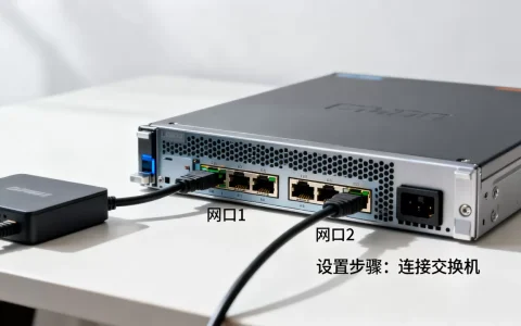 一台服务器两个网口怎么实现互通，怎么设置