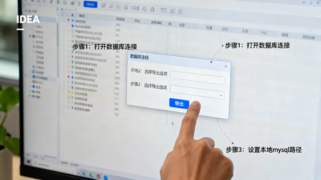 如何在IDEA中导出数据库到本地mysql,步骤是什么? 如何在IDEA中导出数据库到本地mysql,步骤是什么?