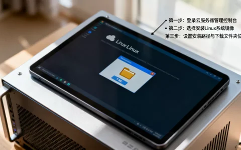 云服务器怎么安装Linux系统，下载文件夹在哪里？