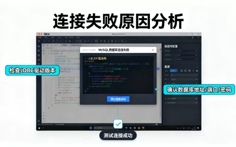 IDEA下MySQL数据库为什么连接失败，怎么解决