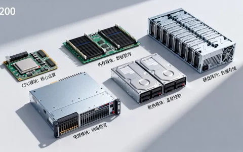 h200服务器包含哪些组件，主要作用是什么？