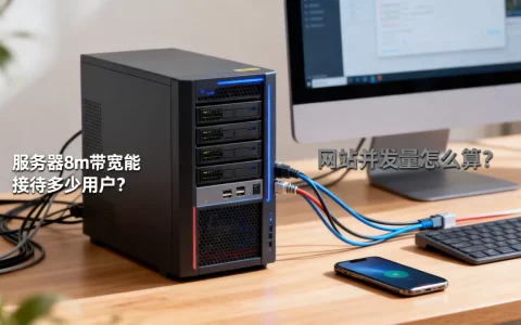 服务器8m带宽能接待多少用户？,网站并发量怎么算？