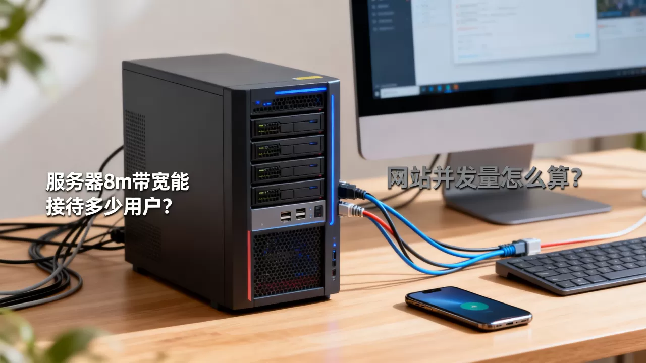 服务器8m带宽能接待多少用户?,网站并发量怎么算? 服务器8m带宽能接待多少用户?,网站并发量怎么算?