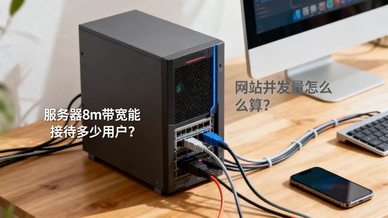 服务器8m带宽能接待多少用户?,网站并发量怎么算? 服务器8m带宽能接待多少用户?,网站并发量怎么算?