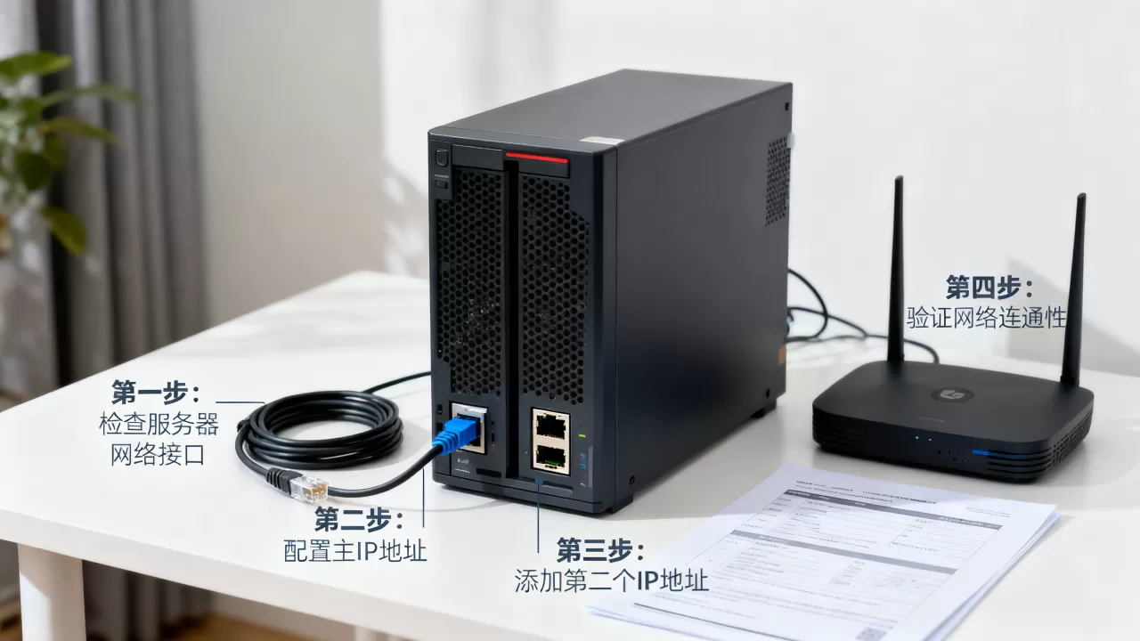 一台服务器两个内网ip如何配置?,具体步骤是什么? 一台服务器两个内网ip如何配置?,具体步骤是什么?