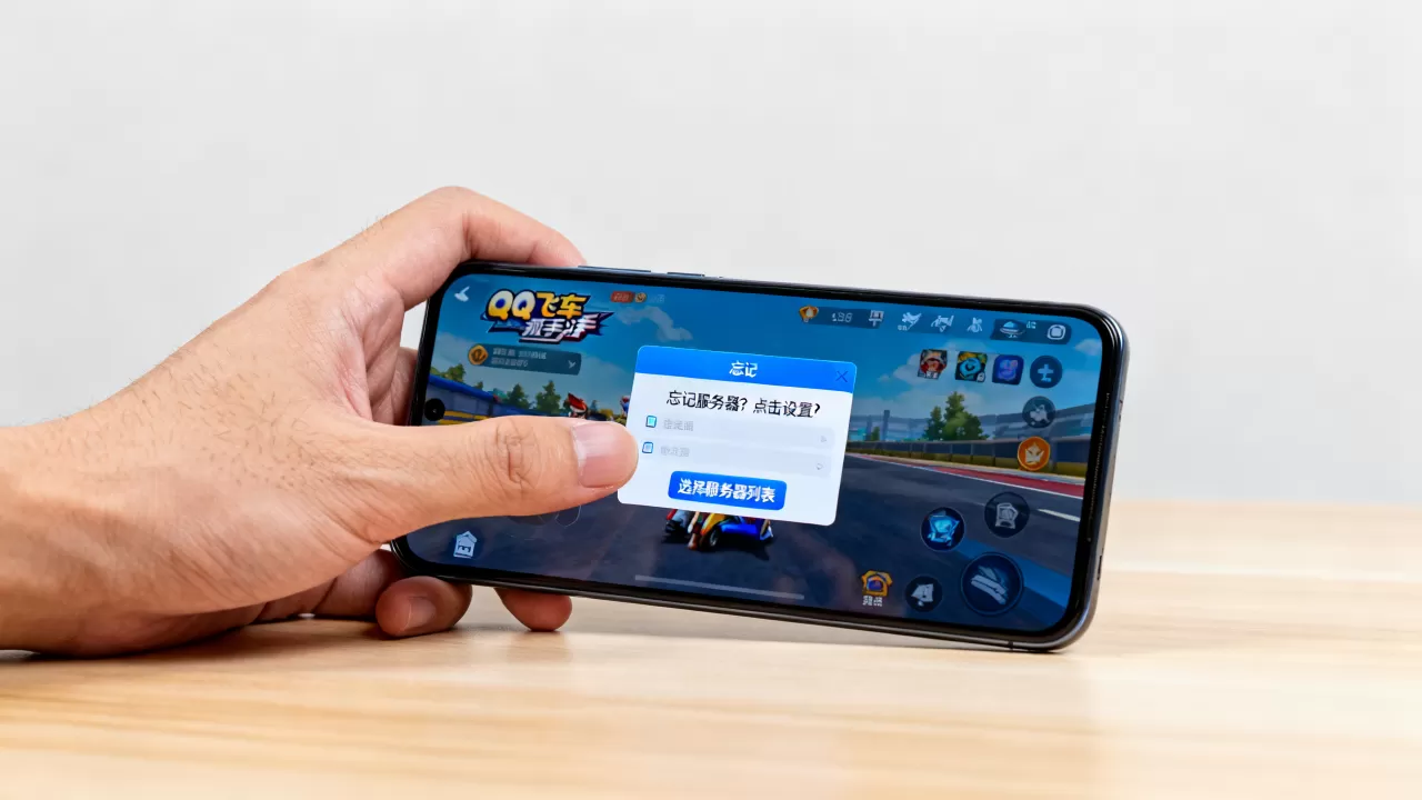 手游版QQ飞车忘记服务器了怎么办?,怎么查服务器? 手游版QQ飞车忘记服务器了怎么办?,怎么查服务器?