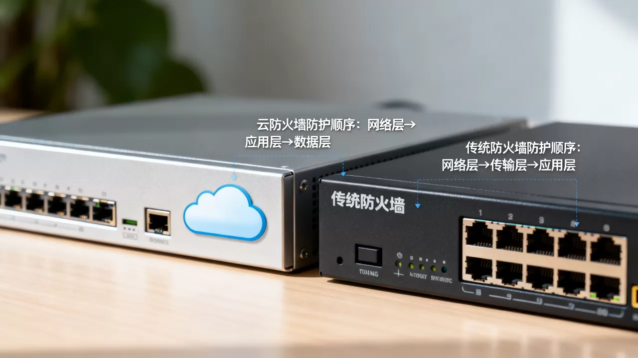 云防火墙和传统防火墙的防护顺序有何不同,如何设置? 云防火墙和传统防火墙的防护顺序有何不同,如何设置?