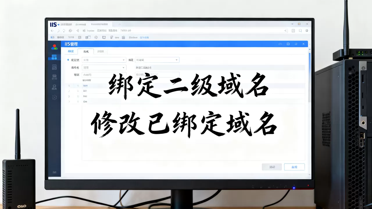 IIS如何绑定二级域名?,如何修改已绑定域名 IIS如何绑定二级域名?,如何修改已绑定域名