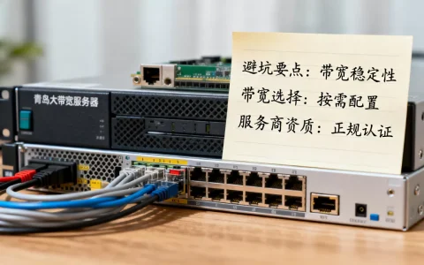 青岛大带宽服务器租用-避坑指南
