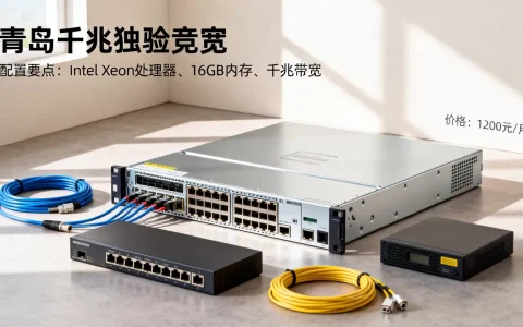 青岛千兆独享带宽服务器配置要点有哪些，多少钱？