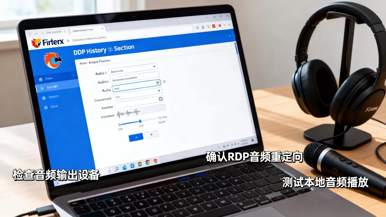 Firefox RDP历史会话没有声音怎么办,是什么原因? Firefox RDP历史会话没有声音怎么办,是什么原因?