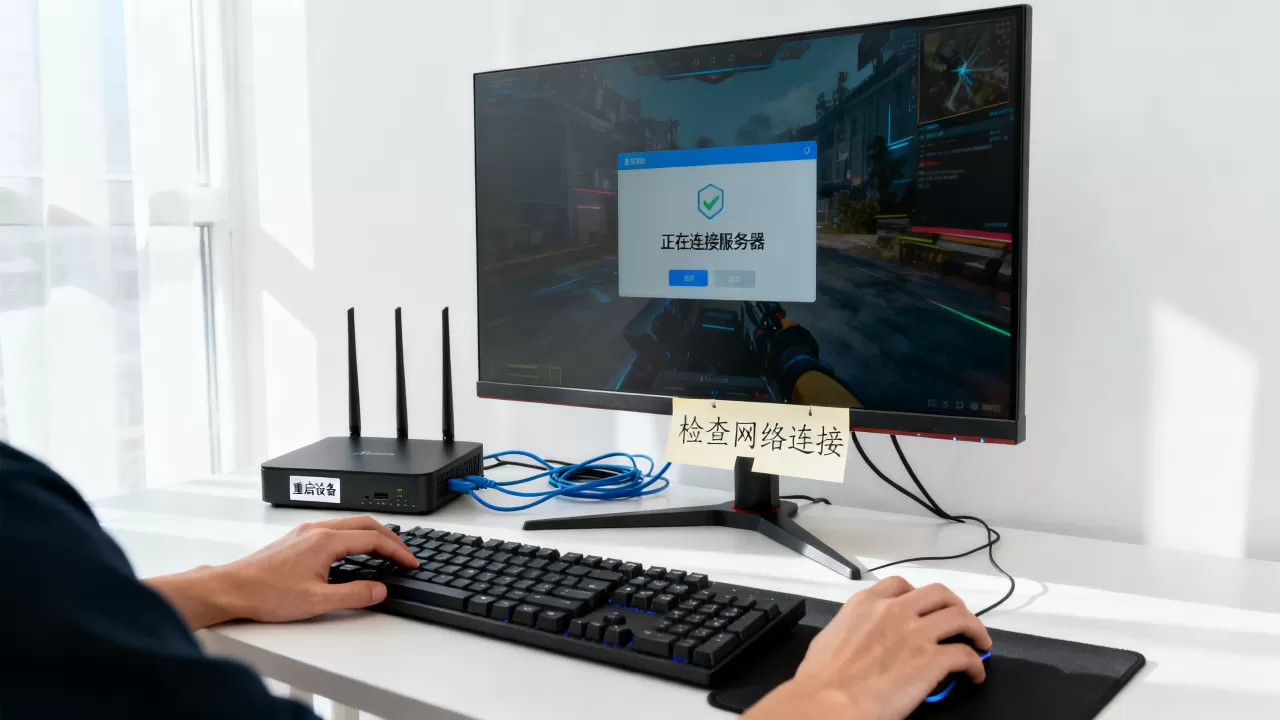 cf一直卡在正在连接服务器怎么办 cf一直卡在正在连接服务器怎么办