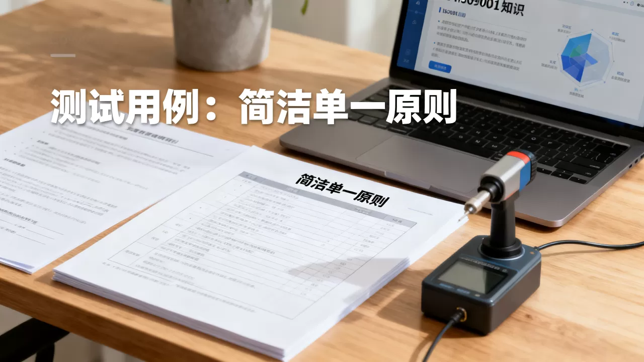 iso9001基本知识中测试用例为何要简洁单一,怎么理解? iso9001基本知识中测试用例为何要简洁单一,怎么理解?