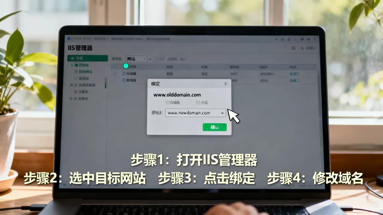IIS服务如何修改已绑定的网站域名?,怎么设置 IIS服务如何修改已绑定的网站域名?,怎么设置