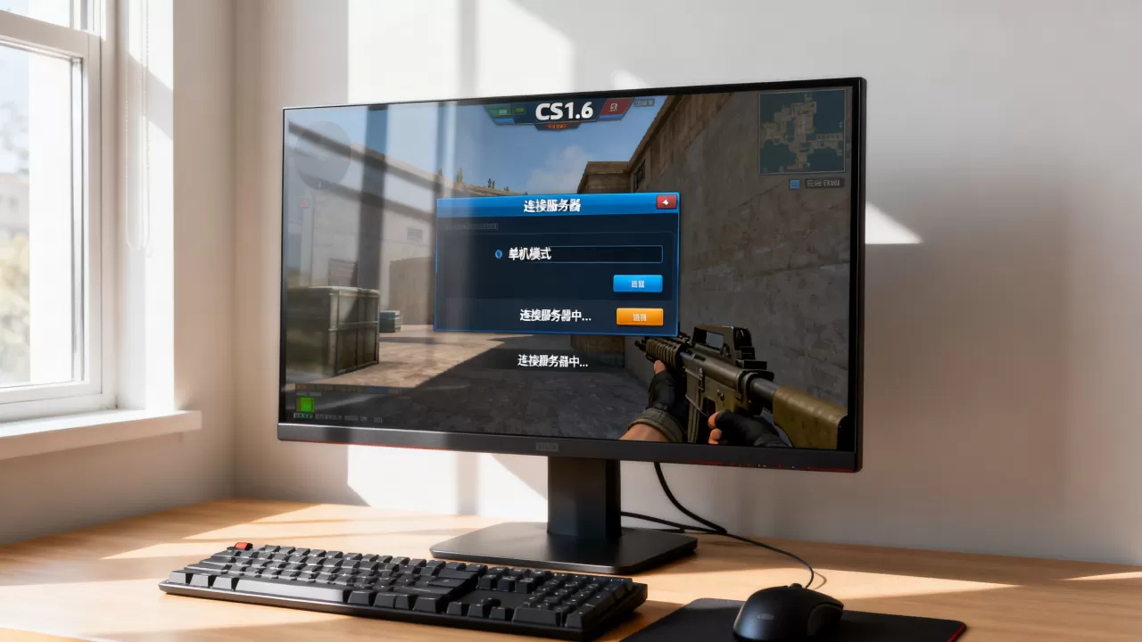 CS1.6连接服务器后想玩单机模式怎么办,为什么不能玩? CS1.6连接服务器后想玩单机模式怎么办,为什么不能玩?