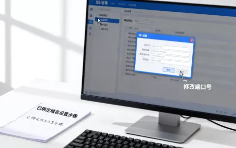 IIS域名绑定端口如何修改？, IIS已绑定网站域名怎么设置