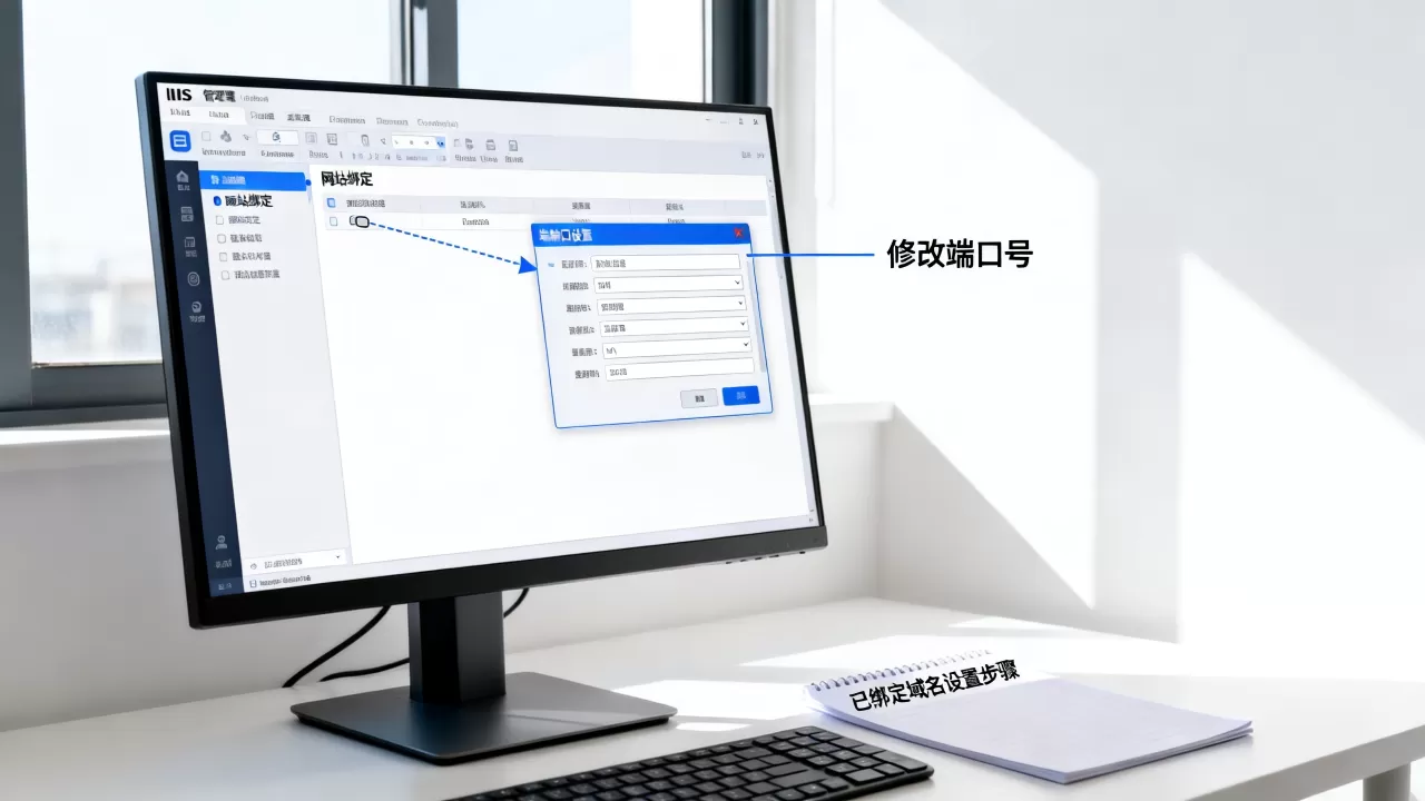 IIS域名绑定端口如何修改?, IIS已绑定网站域名怎么设置 IIS域名绑定端口如何修改?, IIS已绑定网站域名怎么设置