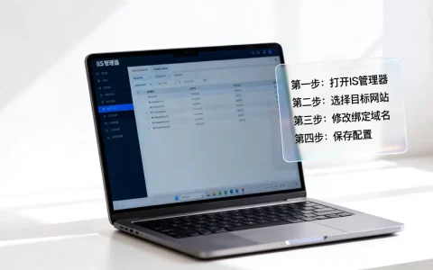 IIS网站建设中如何修改已绑定的网站域名，具体步骤有哪些