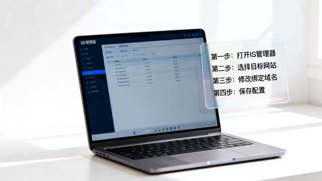 IIS网站建设中如何修改已绑定的网站域名,具体步骤有哪些 IIS网站建设中如何修改已绑定的网站域名,具体步骤有哪些