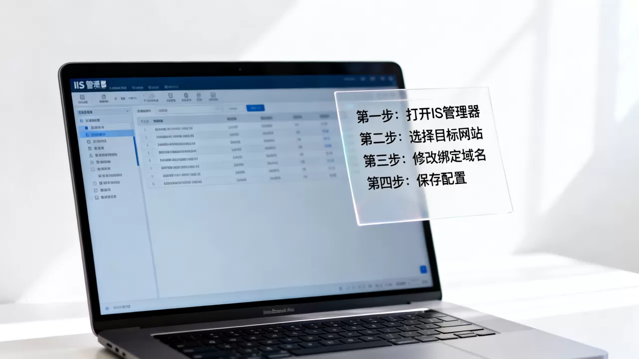 IIS网站建设中如何修改已绑定的网站域名,具体步骤有哪些 IIS网站建设中如何修改已绑定的网站域名,具体步骤有哪些