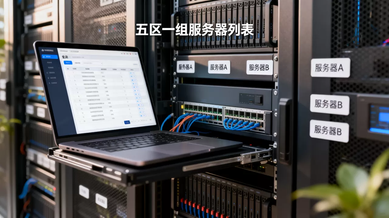 五区一组服务器都有哪些服务器?,怎么查询? 五区一组服务器都有哪些服务器?,怎么查询?