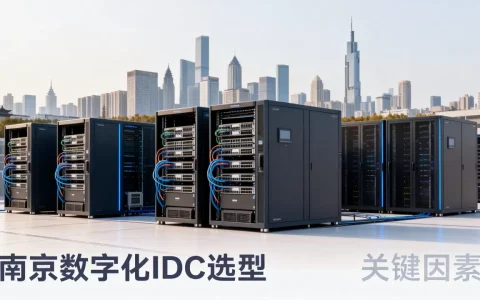 南京城市数字化项目IDC选型怎么做，哪些因素最关键？