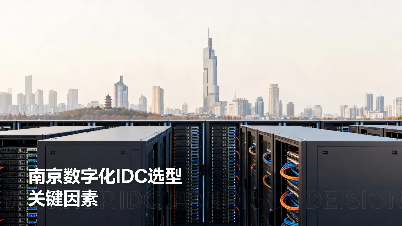 南京城市数字化项目IDC选型怎么做,哪些因素最关键? 南京城市数字化项目IDC选型怎么做,哪些因素最关键?