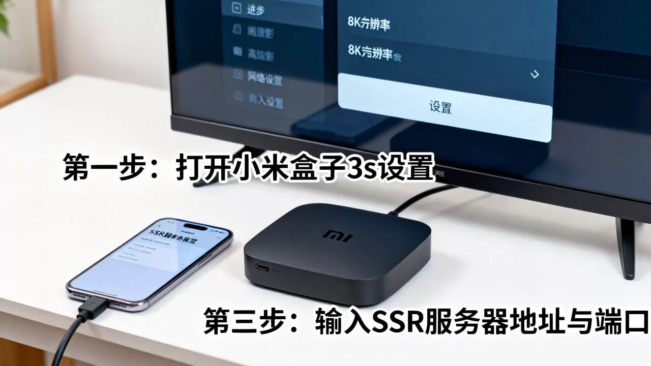 小米盒子3s如何设置SSR服务器?, SSR服务器怎么设置 小米盒子3s如何设置SSR服务器?, SSR服务器怎么设置