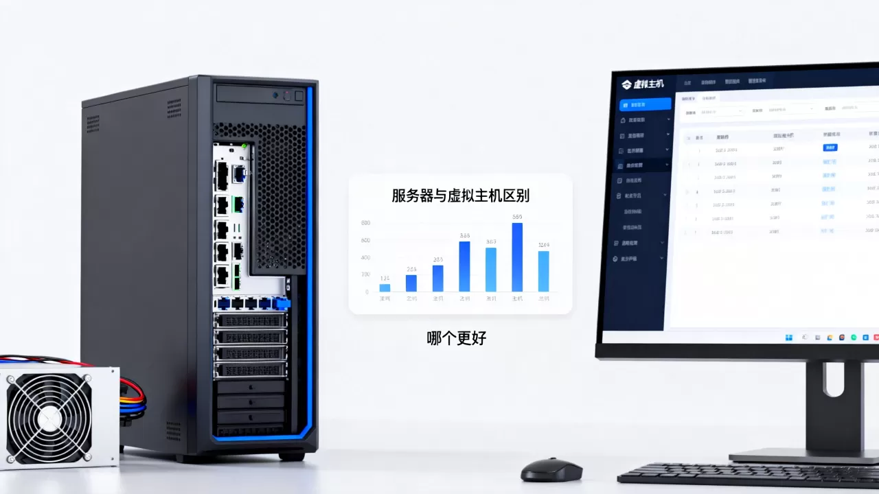 服务器和虚拟主机的区别是什么?,哪个好? 服务器和虚拟主机的区别是什么?,哪个好?