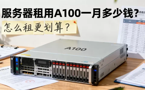 服务器租用A100一月多少钱，怎么租更划算？