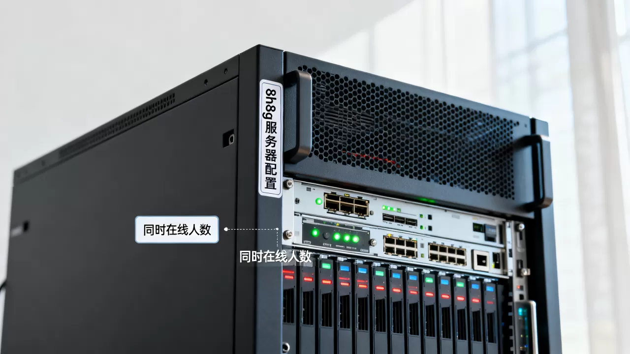 8h8g服务器到底能容纳多少人,多少人同时在线 8h8g服务器到底能容纳多少人,多少人同时在线