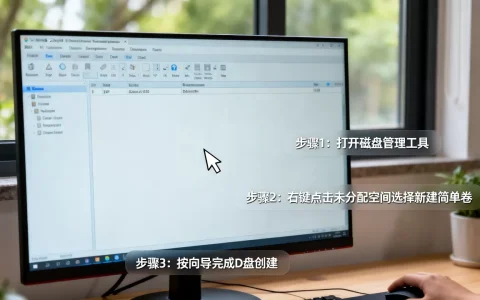 云服务器只有一个C盘怎么创建D盘，有哪些步骤？